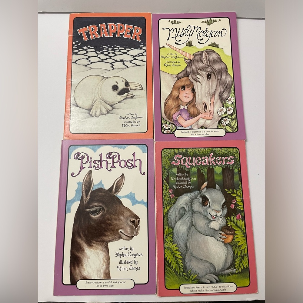 Lot Of 4 Serendipity Books James Cosgrove Robin James Vintage Trapper 1980s